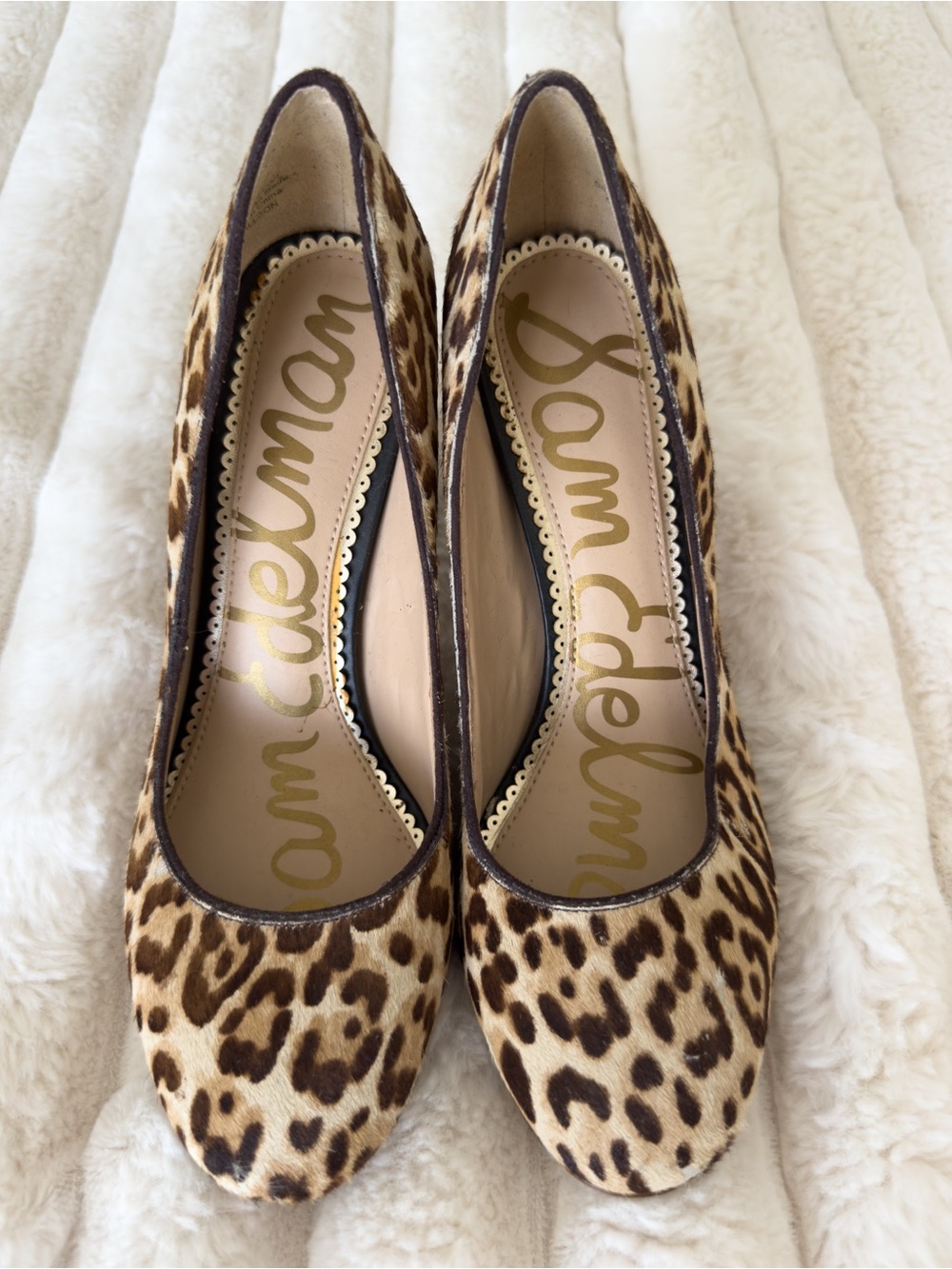 Sam Edelman Animal Print Pumps - Brown